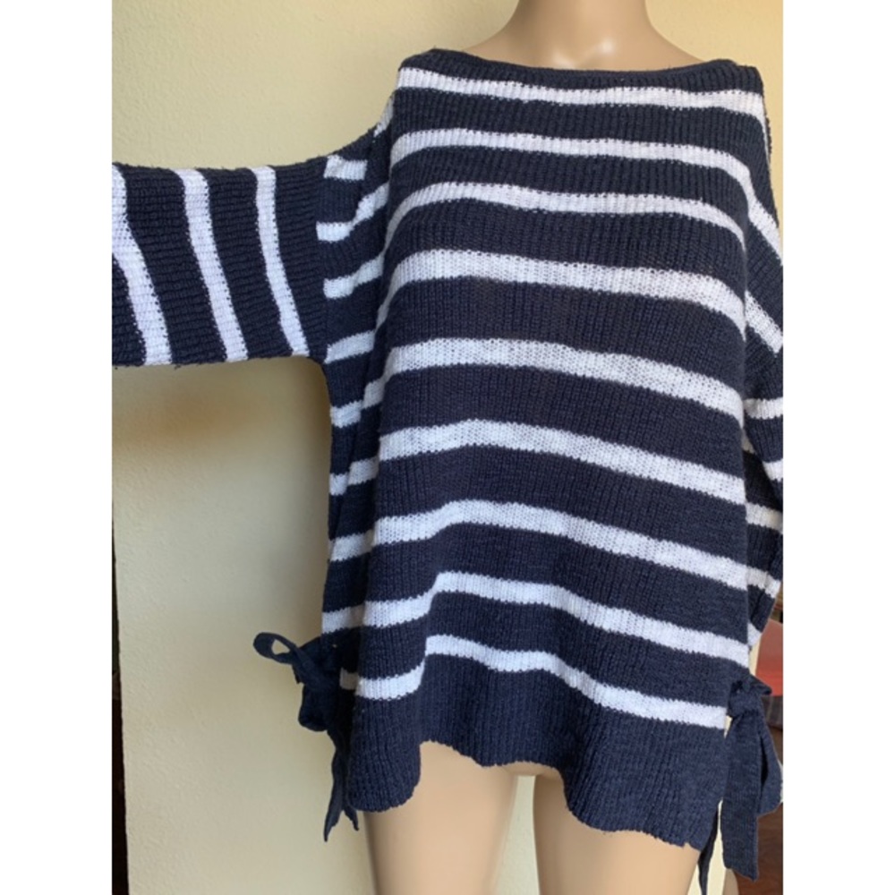 Petite Striped Sweater NWT